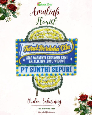 Papan Bunga Duka di Jakabaring