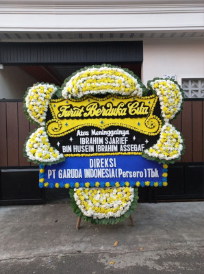 Papan Bunga Duka di Jakabaring